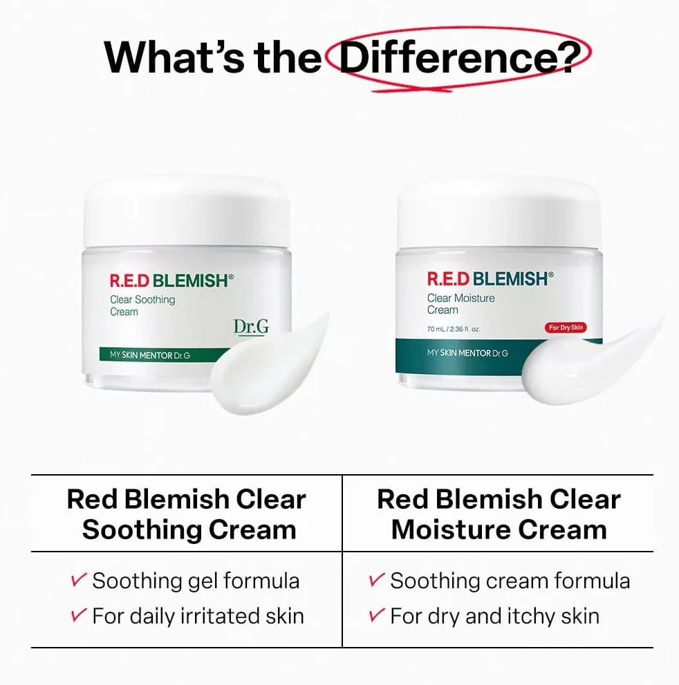 DR.G R.E.D BLEMISH CLEAR MOISTURE CREAM 70ML 6