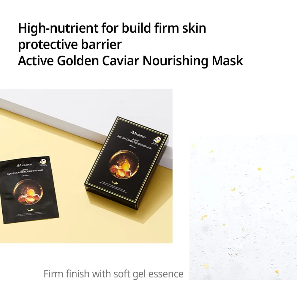 JMSOLUTION ACTIVE GOLDEN CAVIAR NOURISHING MASK 1ea 4