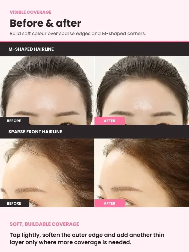 So Natural Hair Line Cover Cushion 2.5g, Natural Black 5