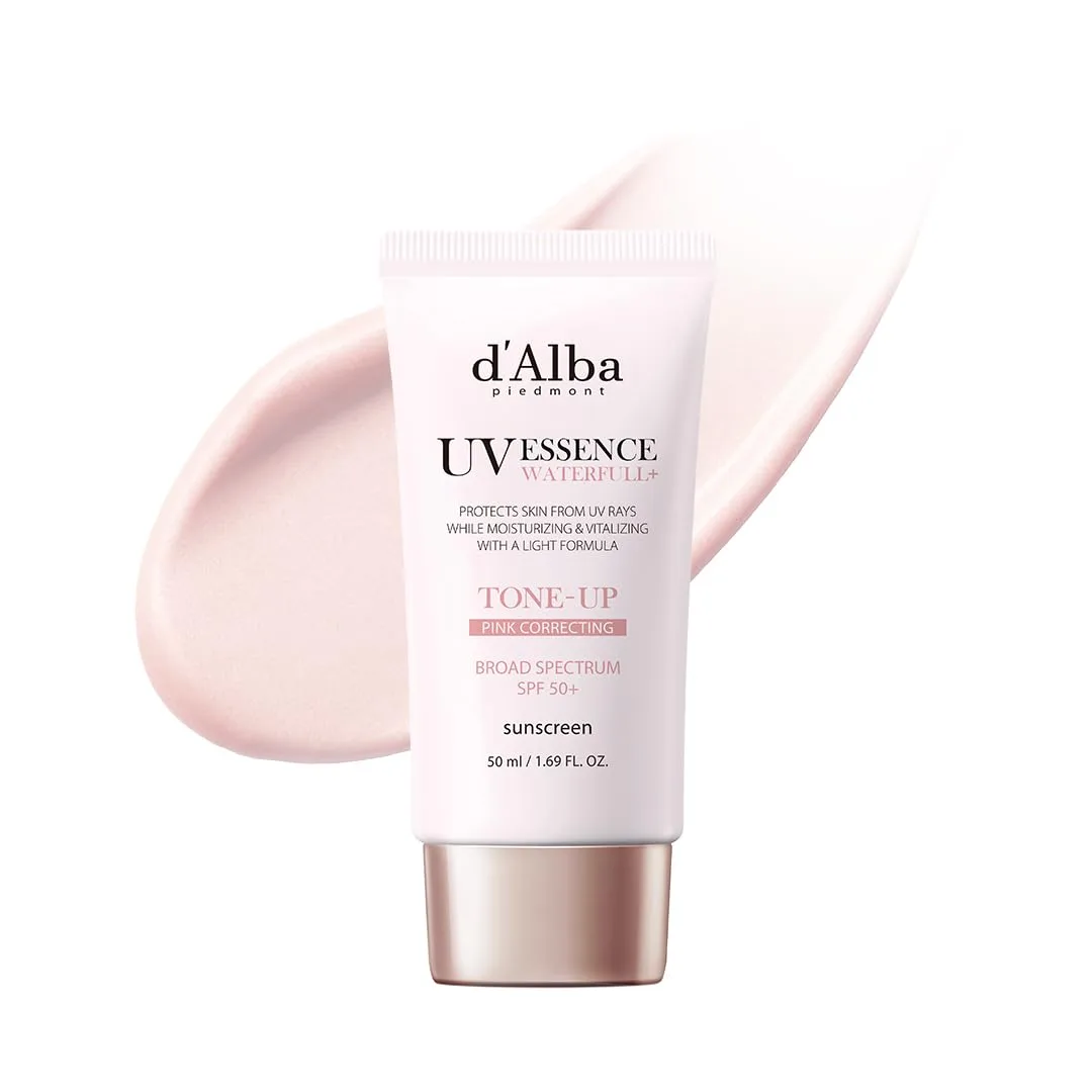 d'Alba Waterfull Pink Correcting Tone-Up Sunscreen SPF50+ 50ml
