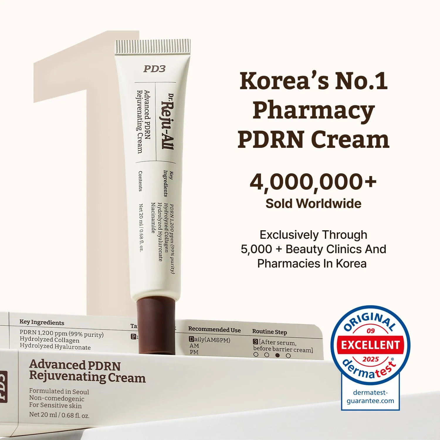 Dr.Reju-All Advanced PDRN Rejuvenating Cream 20ml 3
