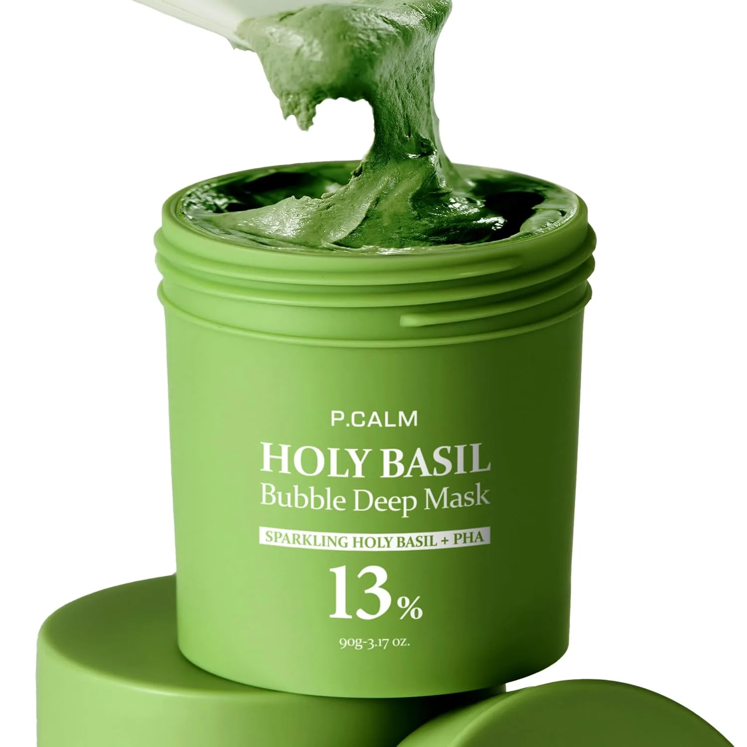 P.CALM Holy Basil Bubble Deep Mask 90g