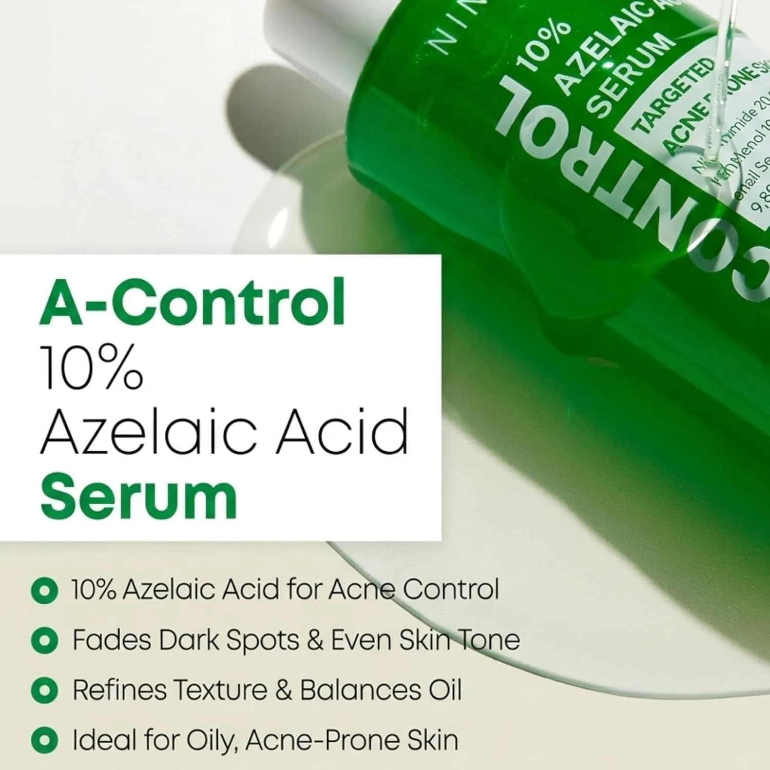 NINELESS A-Control 10% Azelaic Acid Serum 30ml 2