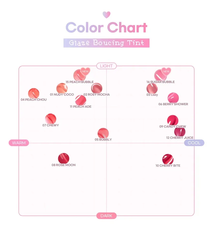 Glaze Bouncing Tint 08 Rose Moon 4.5g 3