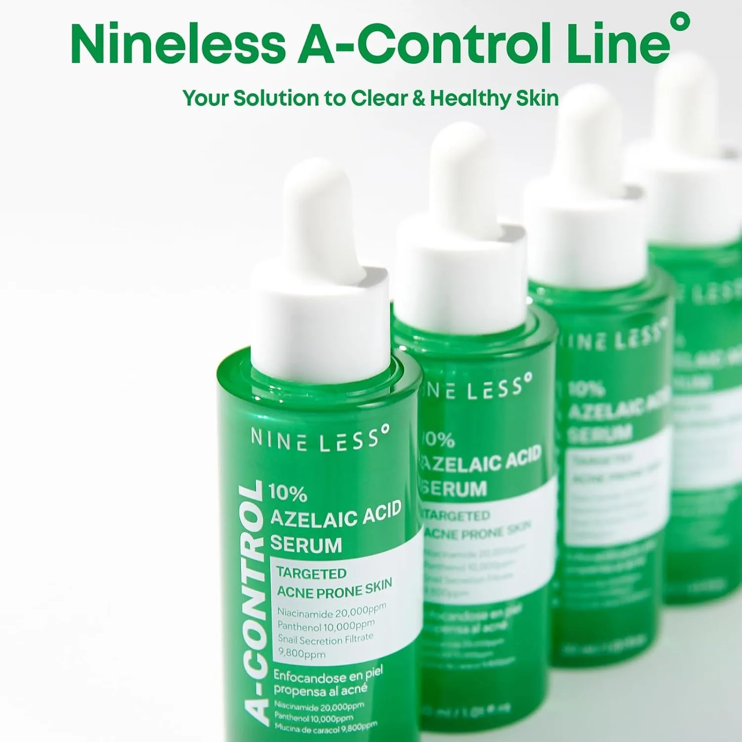 NINELESS A-Control 10% Azelaic Acid Serum 30ml 7
