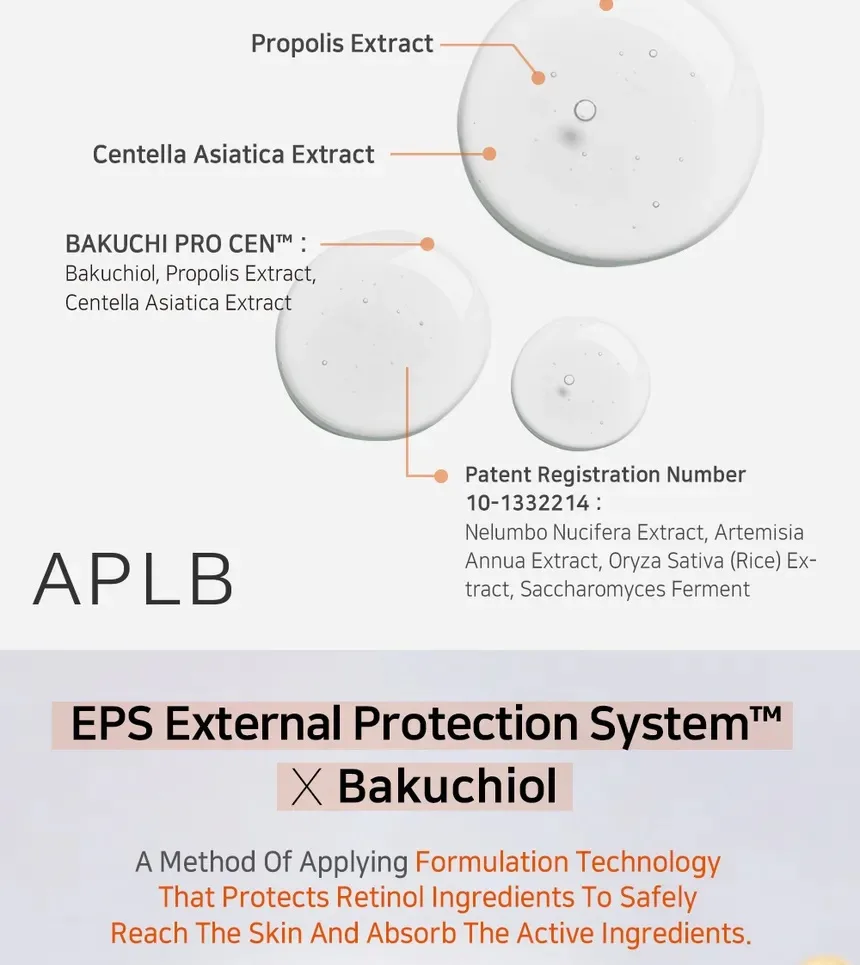 APLB BAKUCHIOL PROPOLIS AMPOULE SERUM 40ml 4