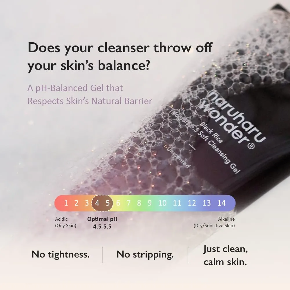 Haruharu WONDER Black Rice Moisture 5.5 Soft Cleansing Gel 100ml 5