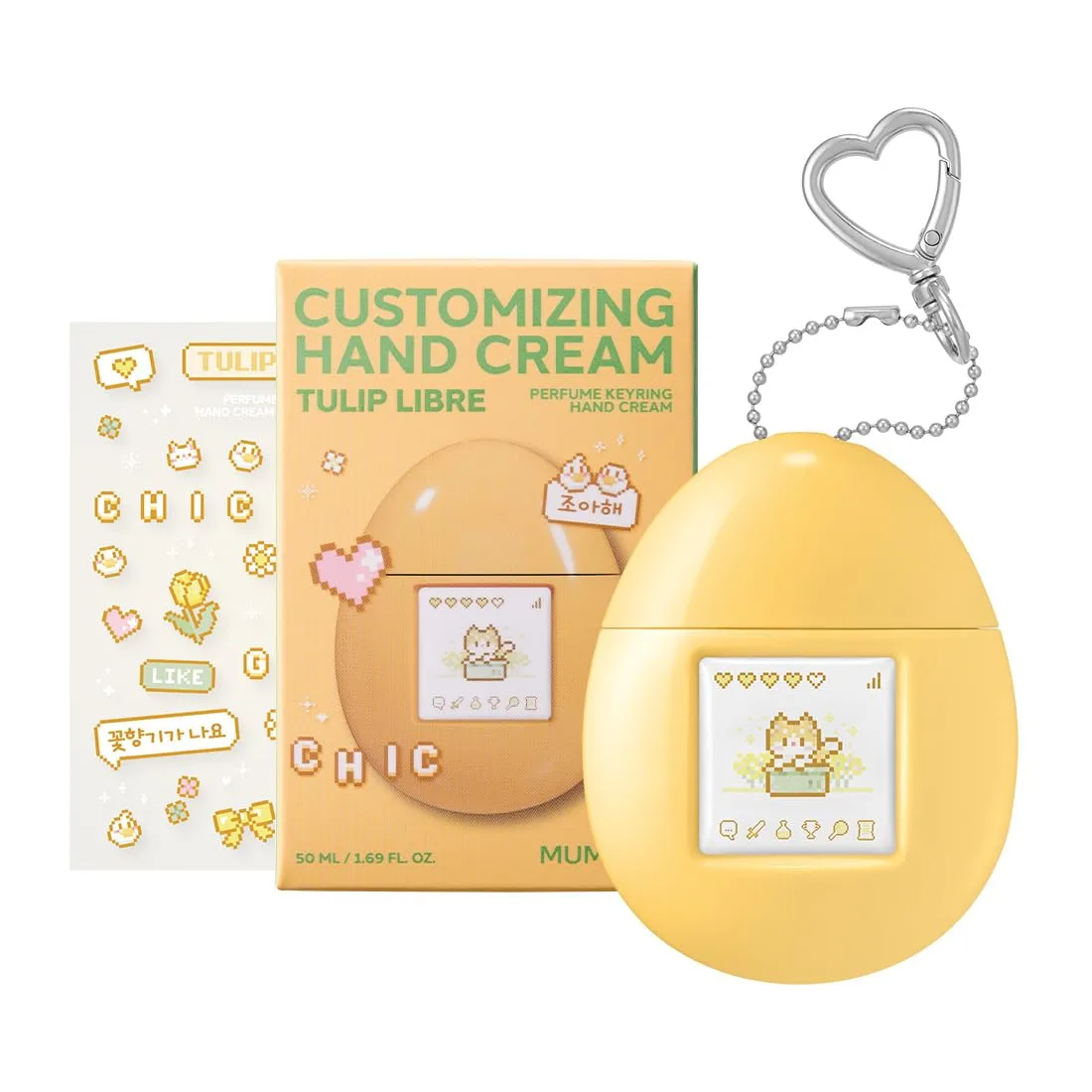 MUMCHIT Perfume Keyring Hand Cream 50ml #Tulip Libre