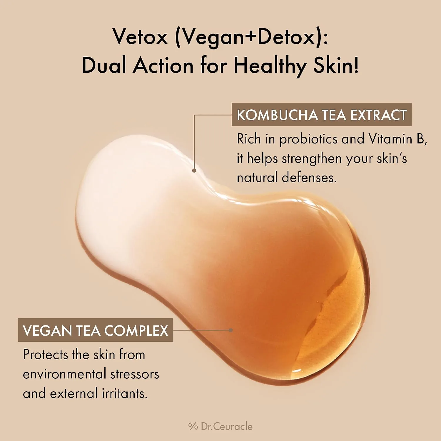 Dr.Ceuracle Vegan Kombucha Tea Essence 150ml 7
