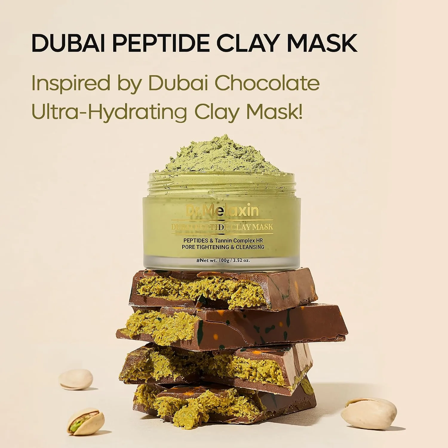 Dr.Melaxin DUBAI PEPTIDE CLAY MASK 100g 3