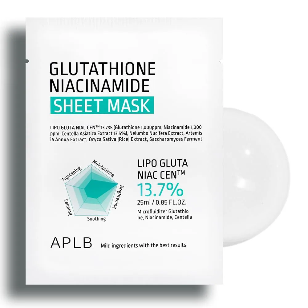 APLB Glutathione Niacinamide Sheet Mask 25ml 1ea