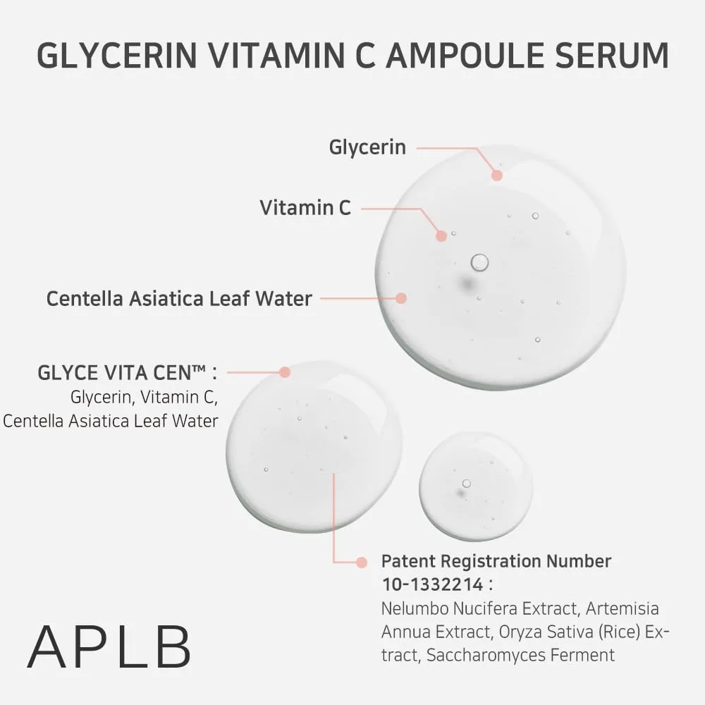 APLB GLYCERIN VITAMIN C AMPOULE SERUM 40ml 4