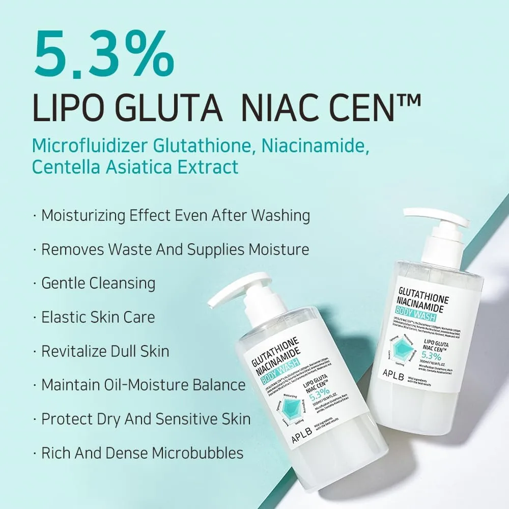 APLB Glutathione Niacinamide Body Wash 300ml 3