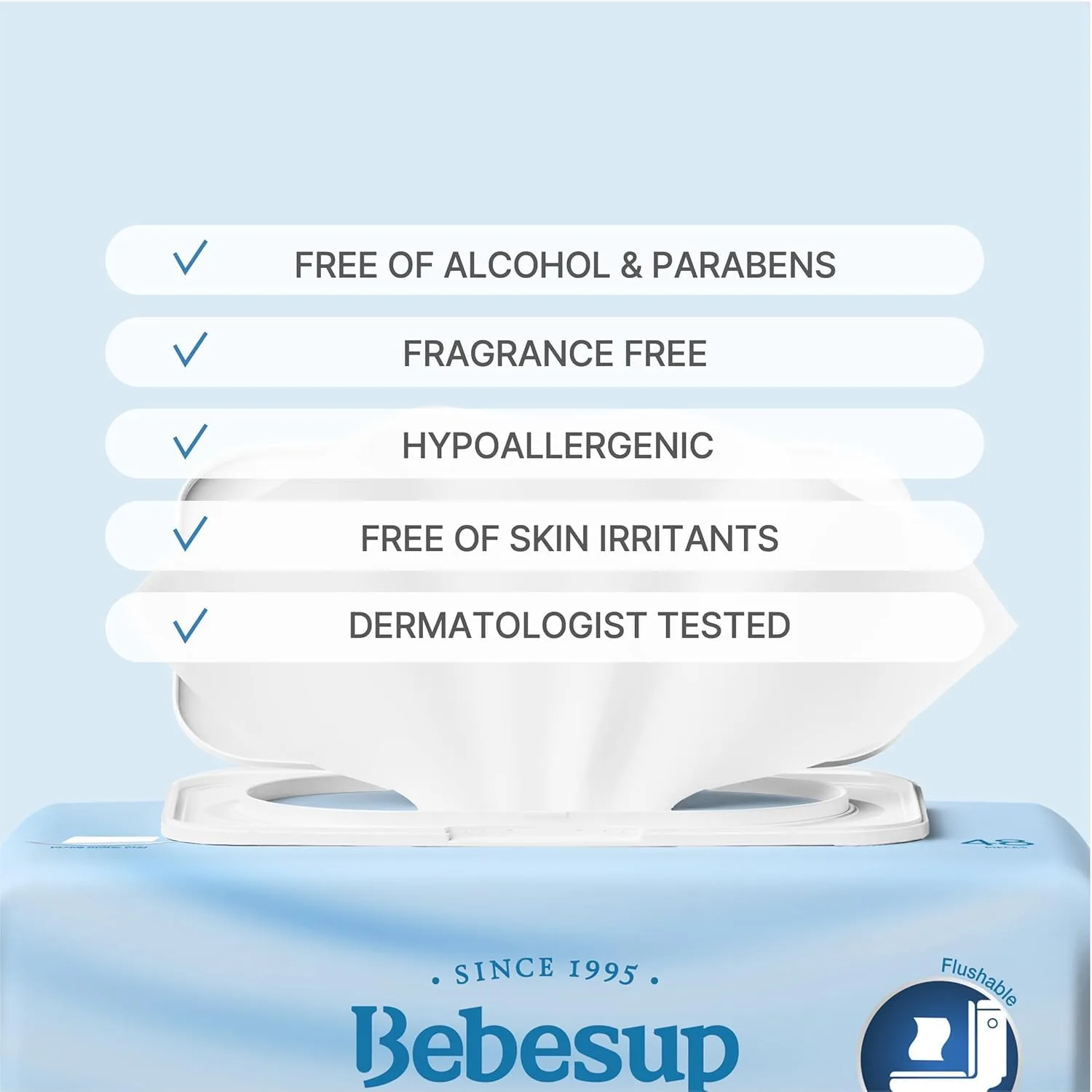 Bebesup Bidet Tissue 48cap 5