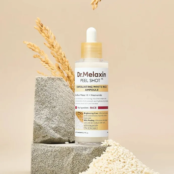 Dr.Melaxin PEEL SHOT GLOW WHITE RICE SERUM 30ml 7