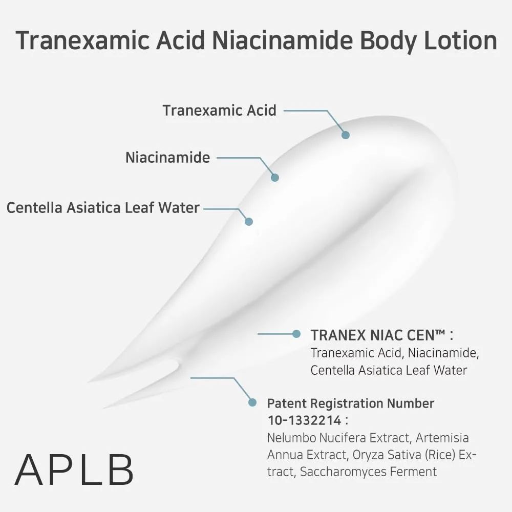 APLB TRANEXAMIC ACID NIACINAMIDE BODY LOTION 300ml 4