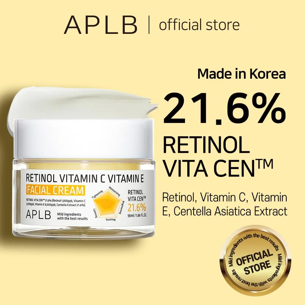 APLB Retinol Vitamin C Vitamin E Facial Cream 55ml 2