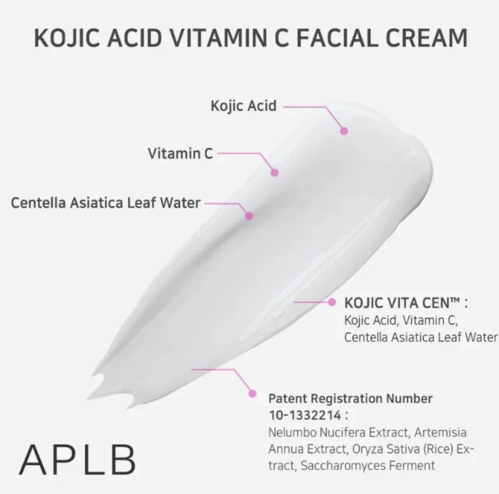 APLB KOJIC ACID VITAMIN C FACIAL CREAM 55ml 4