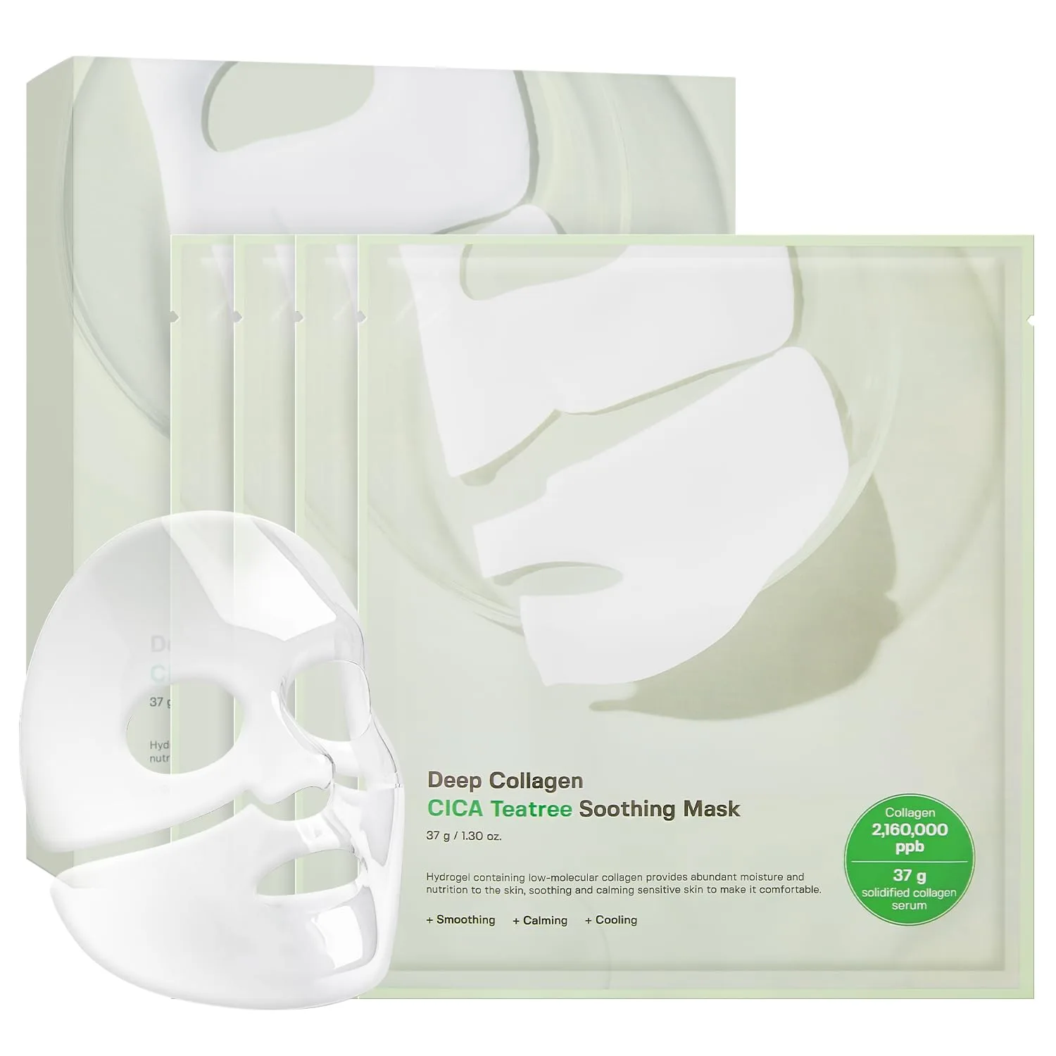 Sungboon Editor Deep Collagen Cica Teatree Soothing Mask 37g*4ea