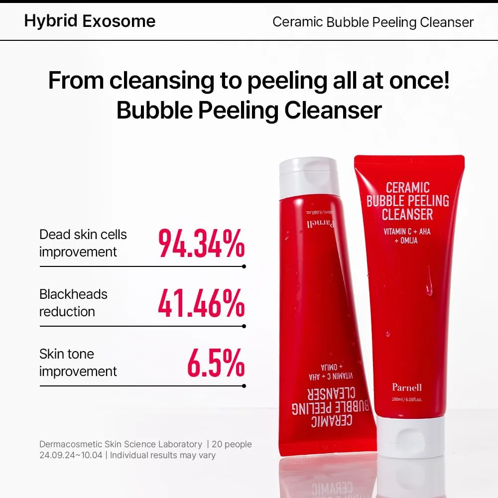 Parnell AHA OMIJA CERAMIC BUBLE PEELING CLEANSER 180ml 5