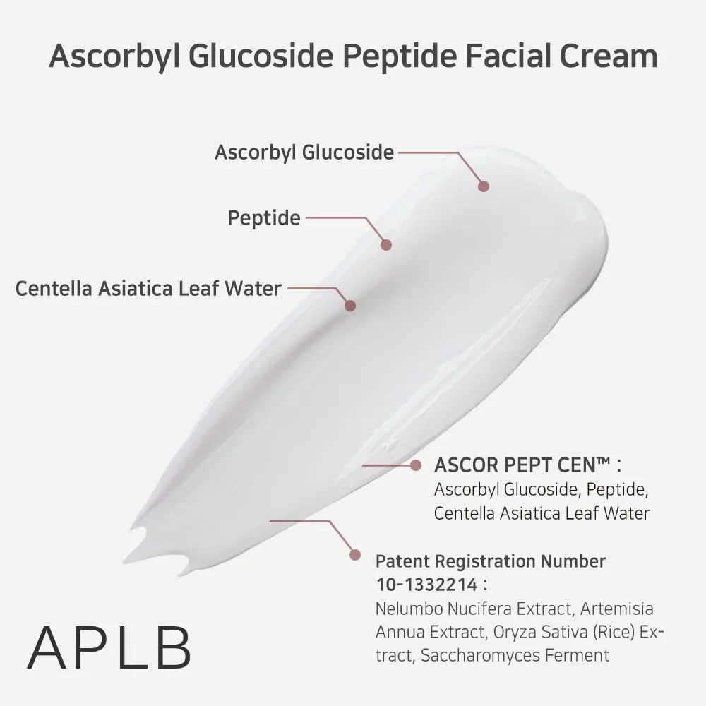APLB ASCORBYL GLUCOSIDE PEPTIDE FACIAL CREAM 55ml 4