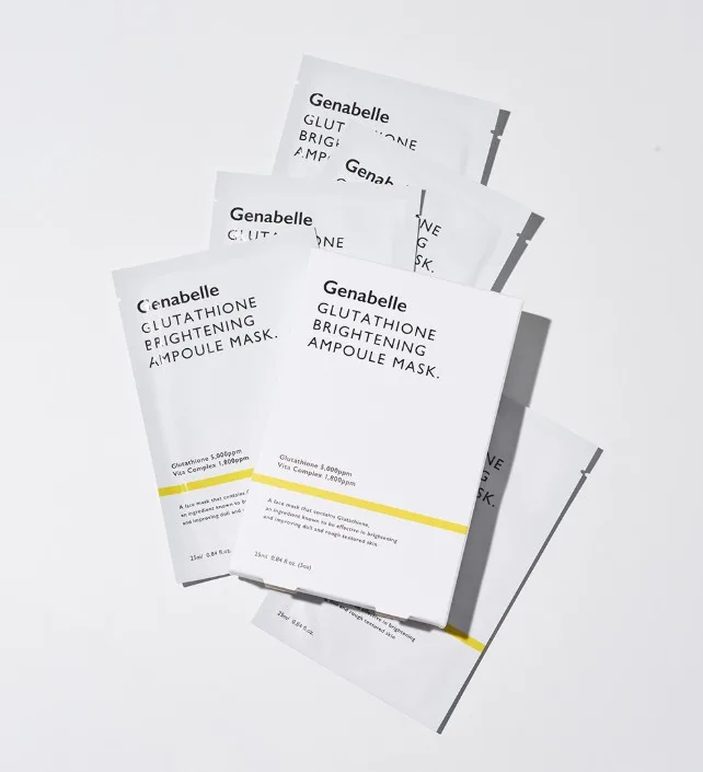 Genabelle Glutathione Brightening Ampoule Mask 5PCS 25ml 6
