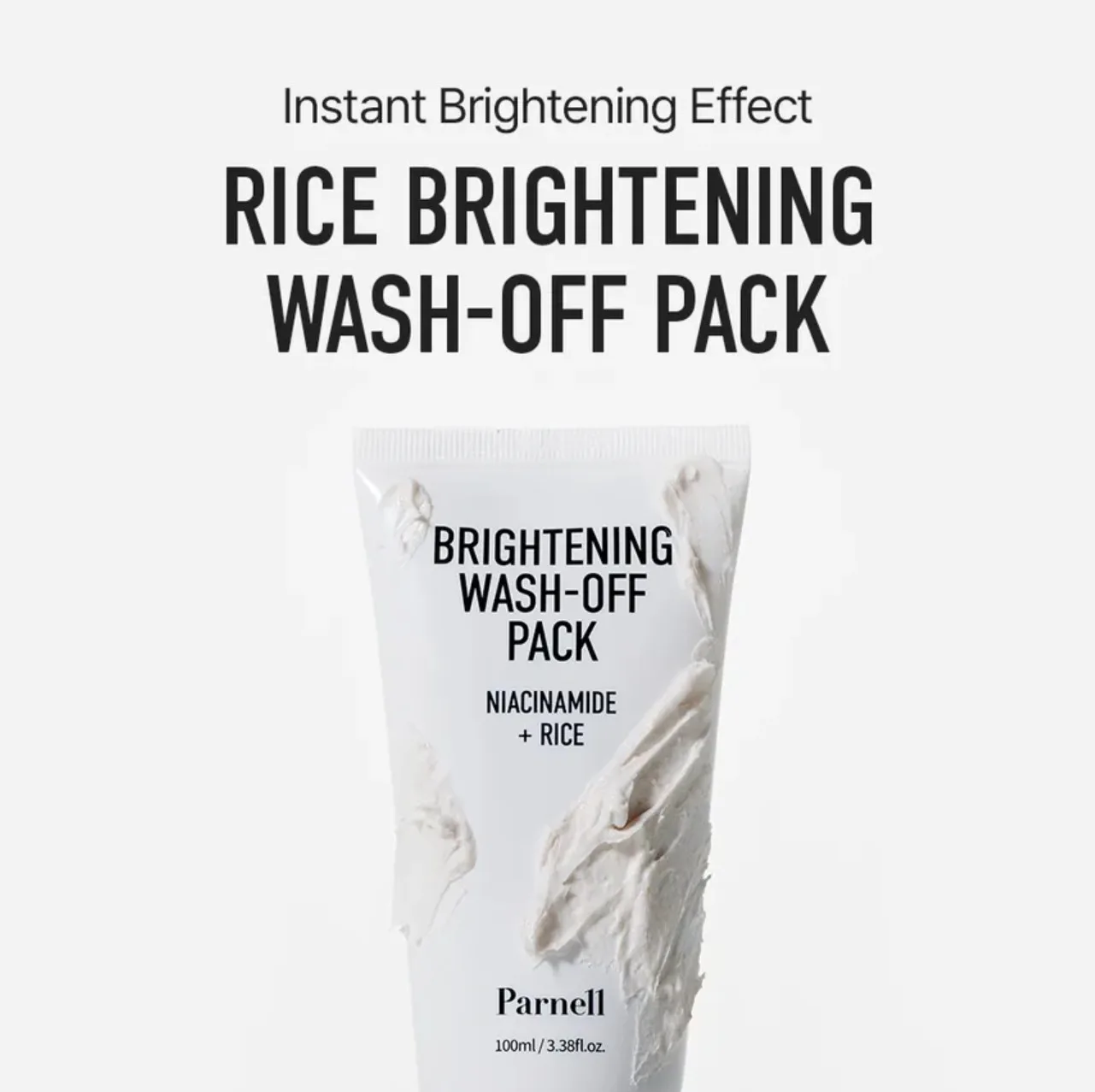 Parnell NIACINAMIDE RICE BRIGHTENING WASH OFF PACK 100ml