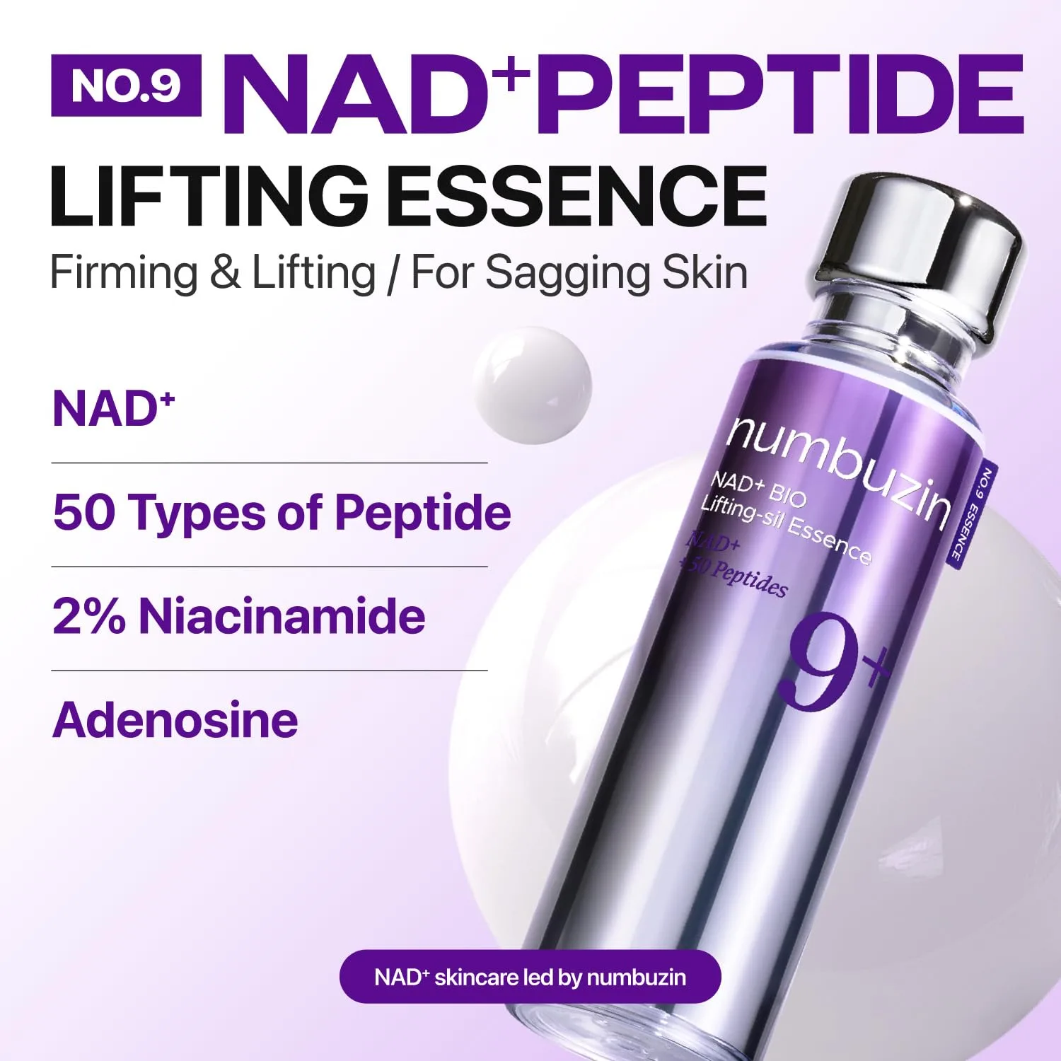 numbuzin No.9 NAD+ Bio Lifting-sil Essence 50ml 2