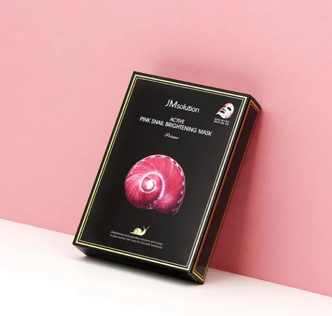 JMSOLUTION ACTIVE PINK SNAIL BRIGHTENING MASK 1ea 2