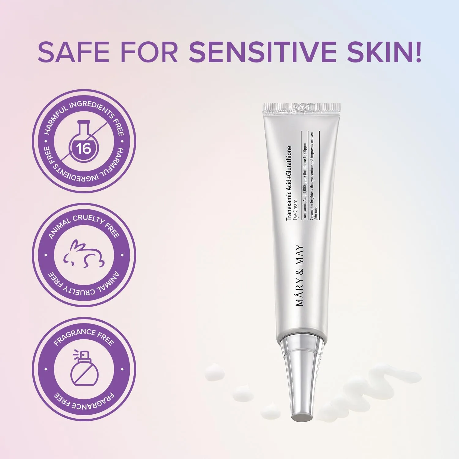 Mary&May Tranexamic Acid+Glutathion eye cream 30ml 9