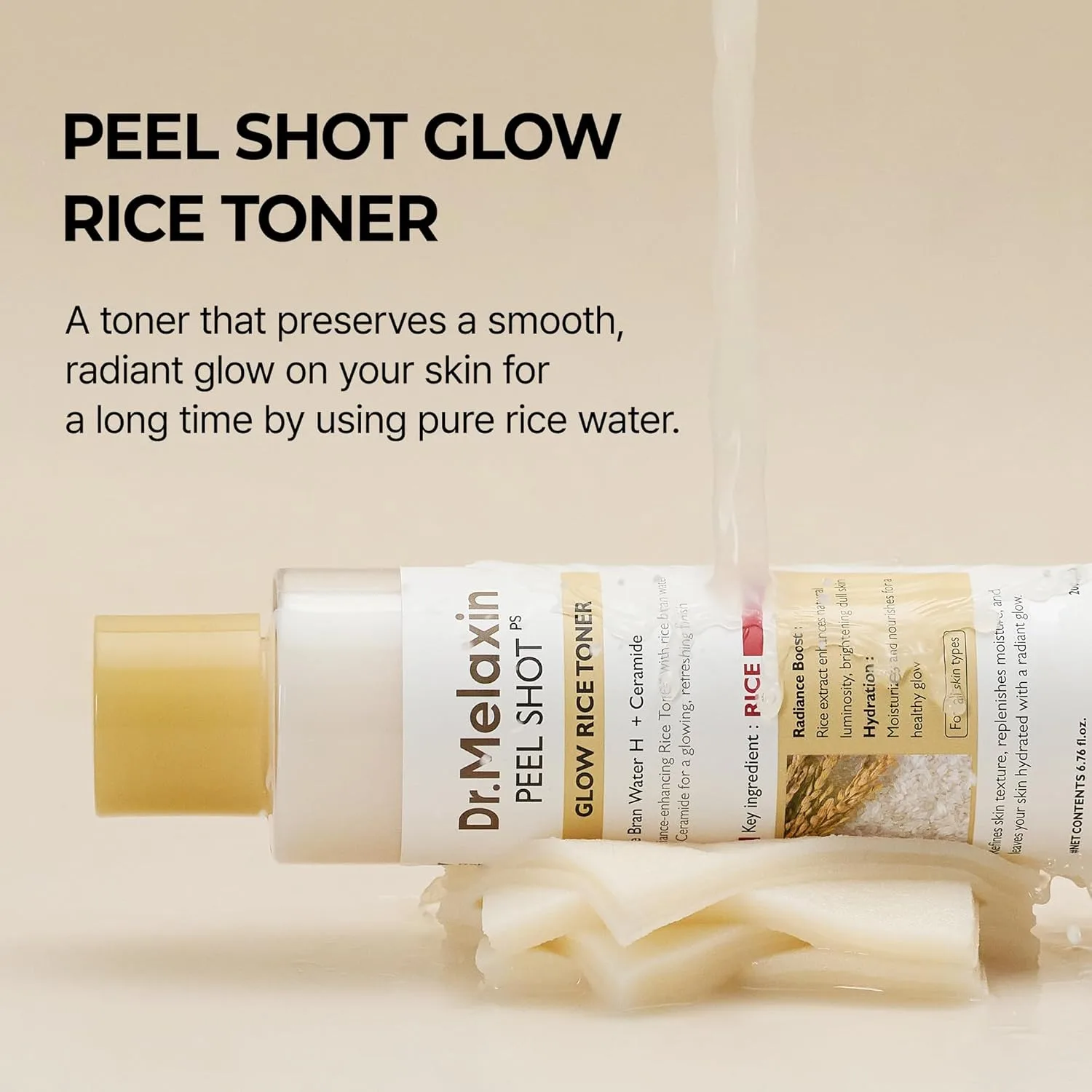 Dr.Melaxin Peel Shot Glow White Rice Toner 200ml 2