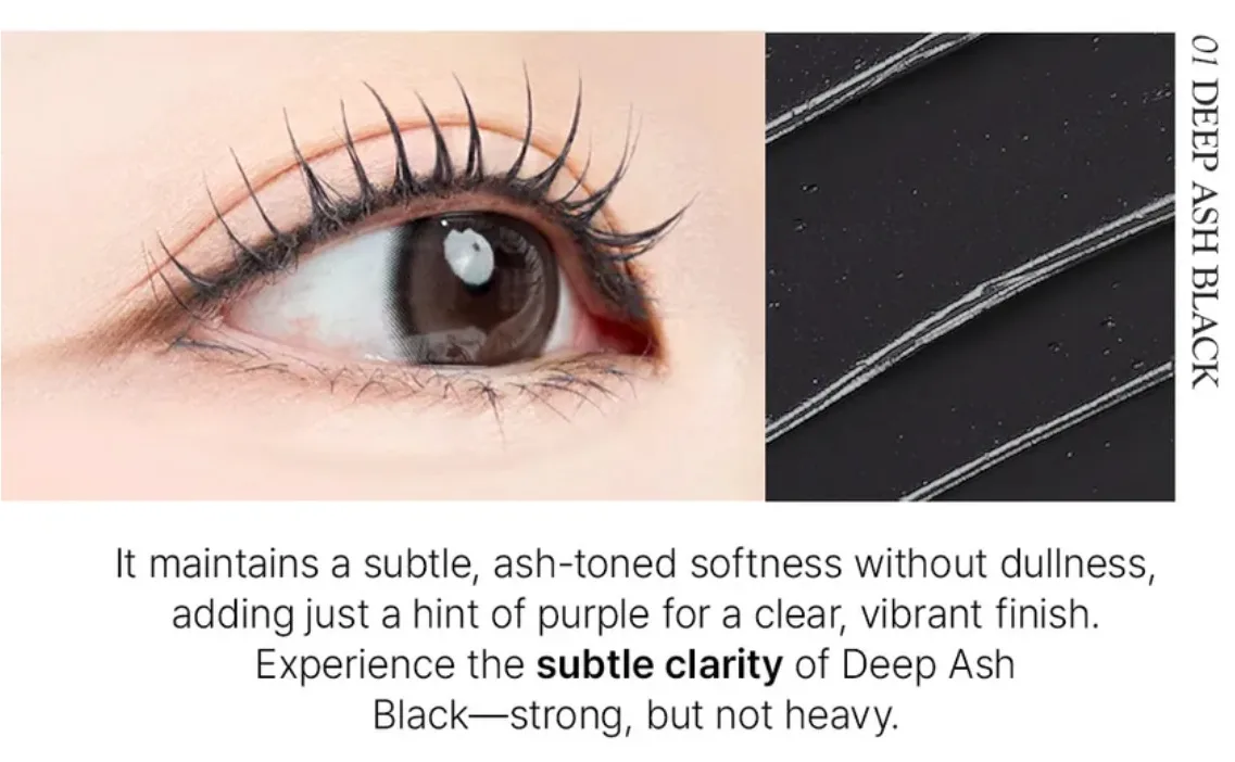 So Natural Super Fixx Slim Mascara, Deep Ash Black 8