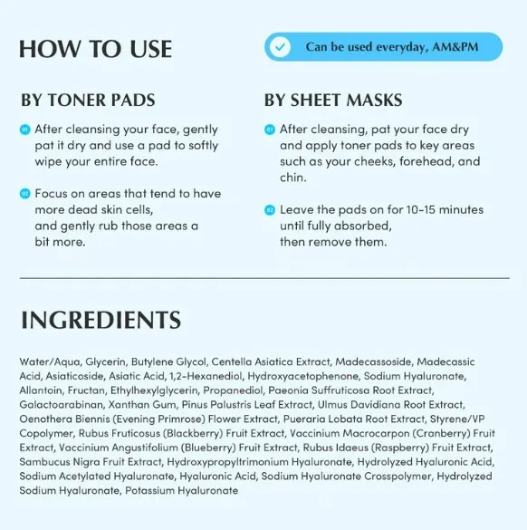EQQUALBERRY Swimming Pool Toner Pads 70 Pads 220ml 8