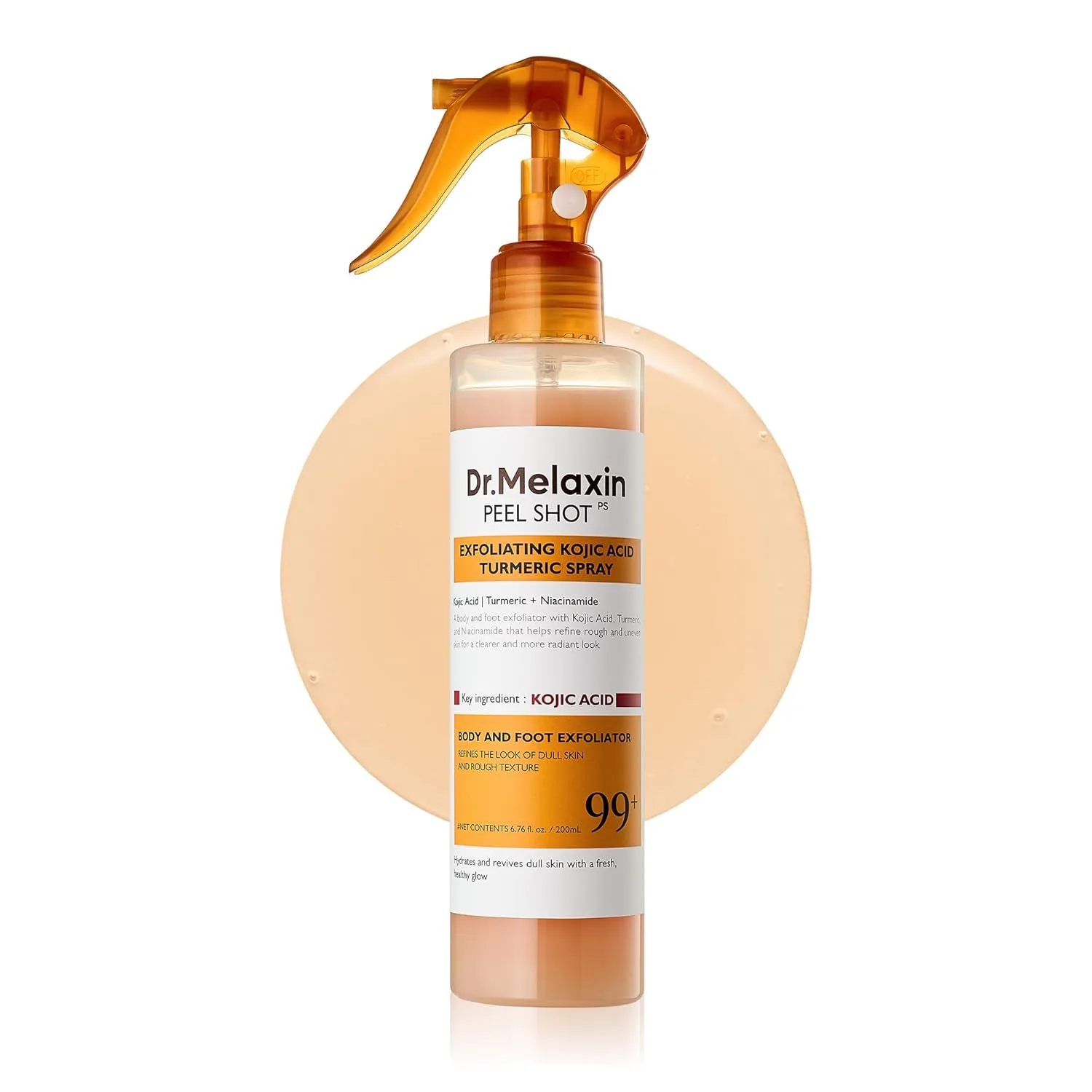 Dr.Melaxin PEEL SHOT EXFOLIATING KOJIC ACID TURMERIC SPRAY 200ml