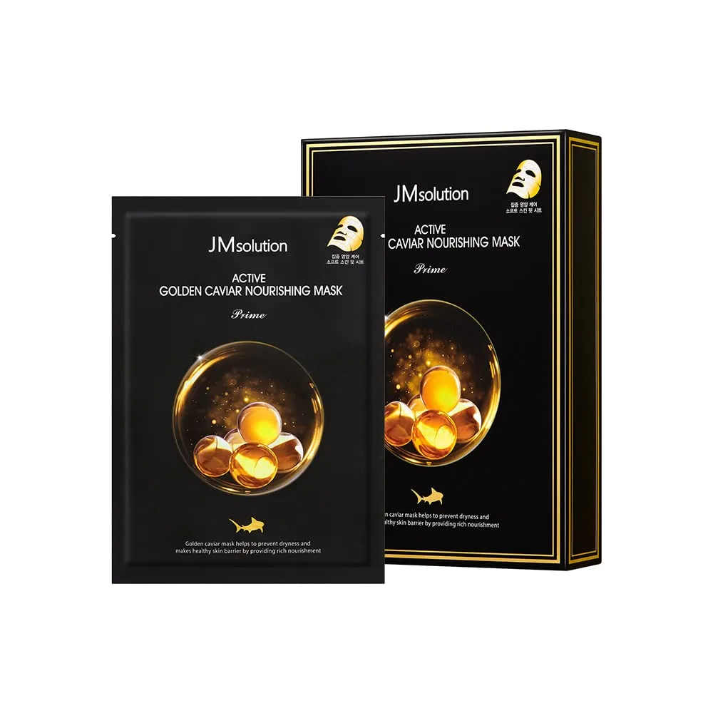JMSOLUTION ACTIVE GOLDEN CAVIAR NOURISHING MASK 1ea