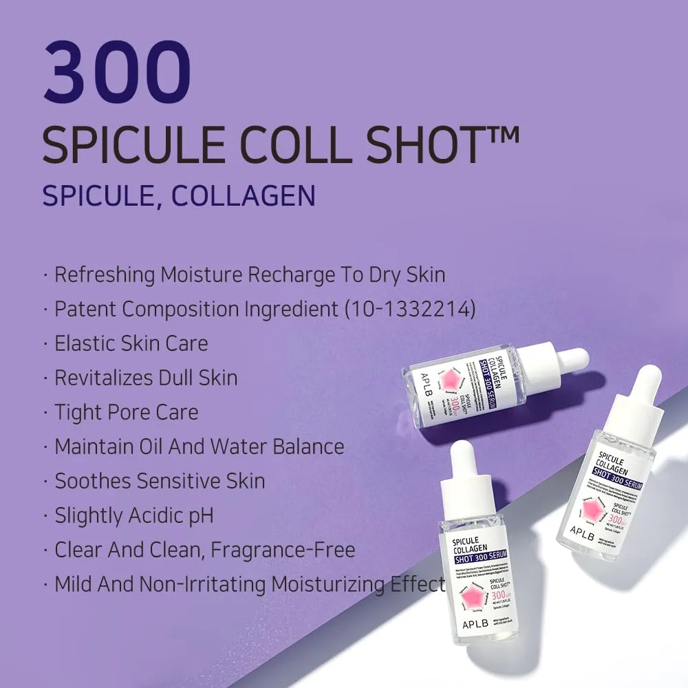 APLB SPICULE COLLAGEN SHOT 300 SERUM 40ml 3