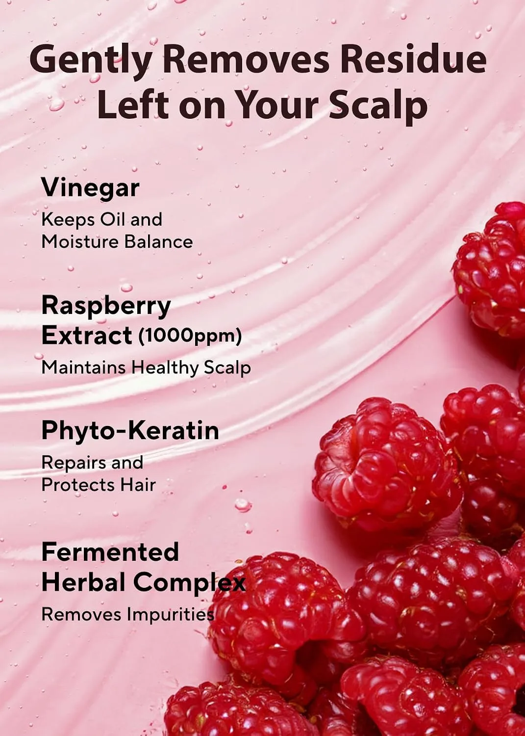 A'PIEU Raspberry Vinegar Hair Shampoo 500ml 4