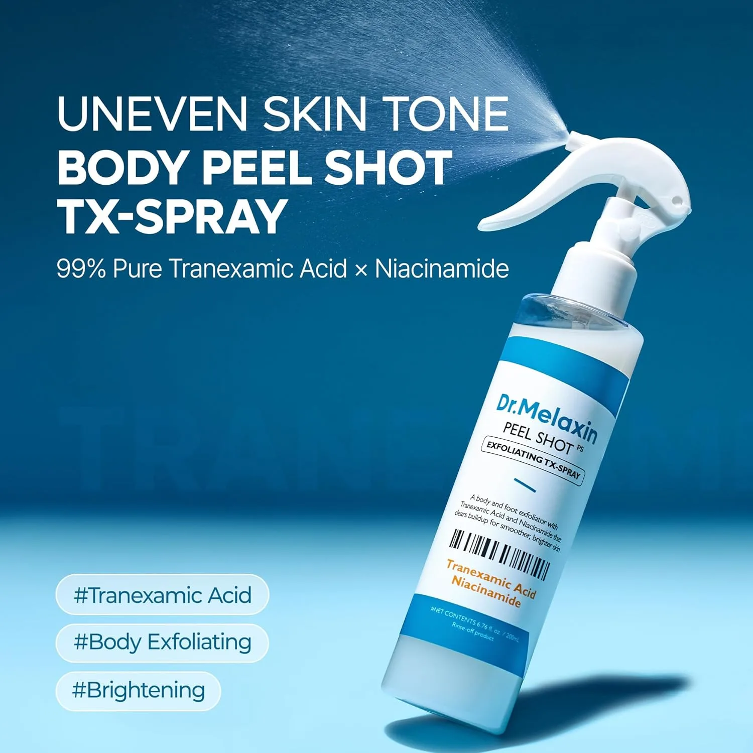 Dr.Melaxin PEEL SHOT EXFOLIATING TX-SPRAY 200ml 2