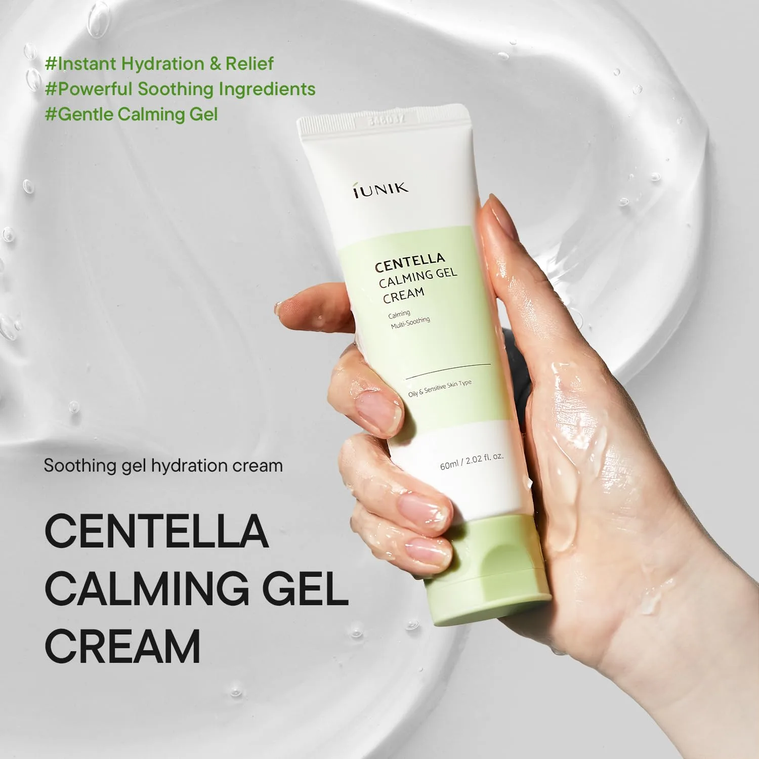 iUNIK Centella Calming Gel Cream 60ml 6