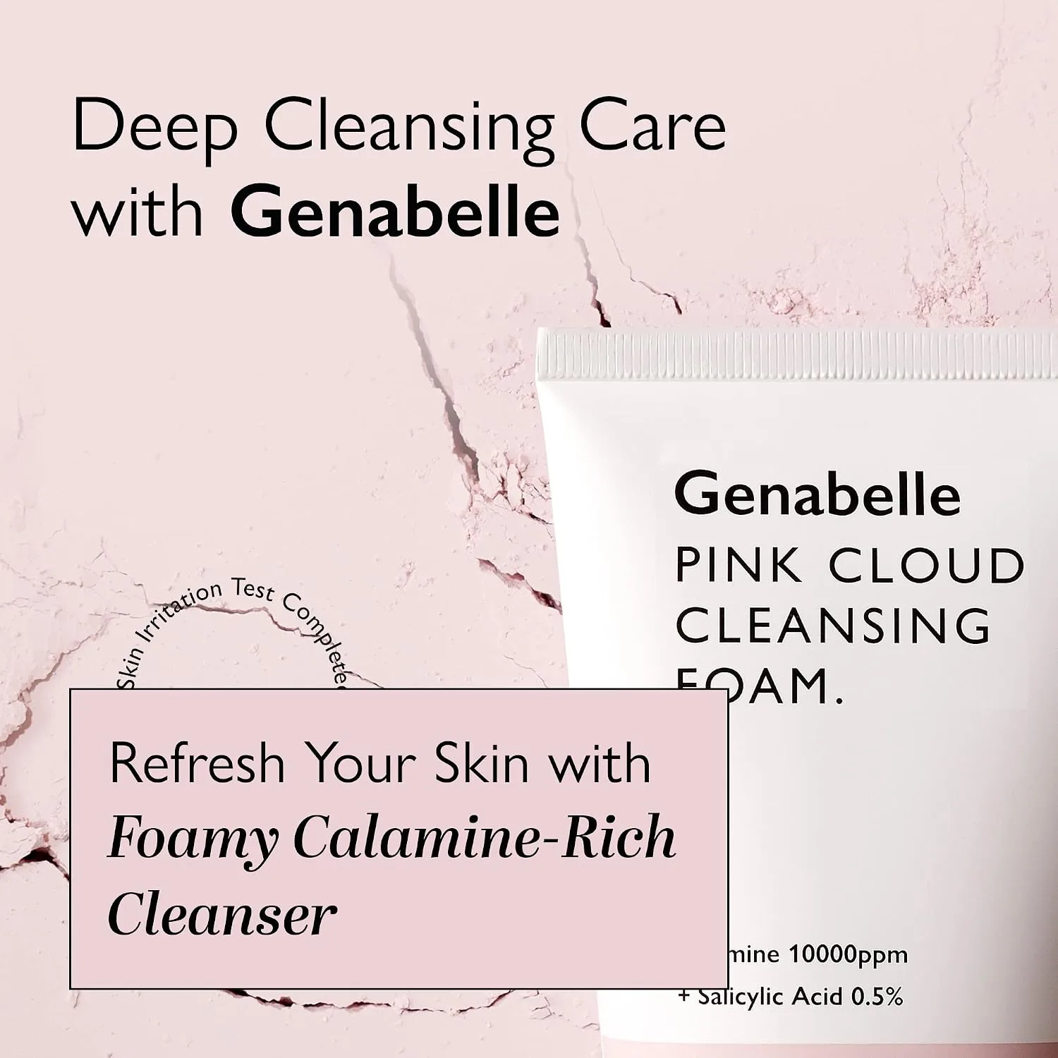 Genabelle Pink Cloud Cleansing Foam 150ml 3