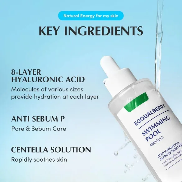 EQQUALBERRY Swimming Pool Ampoule 50ml 8