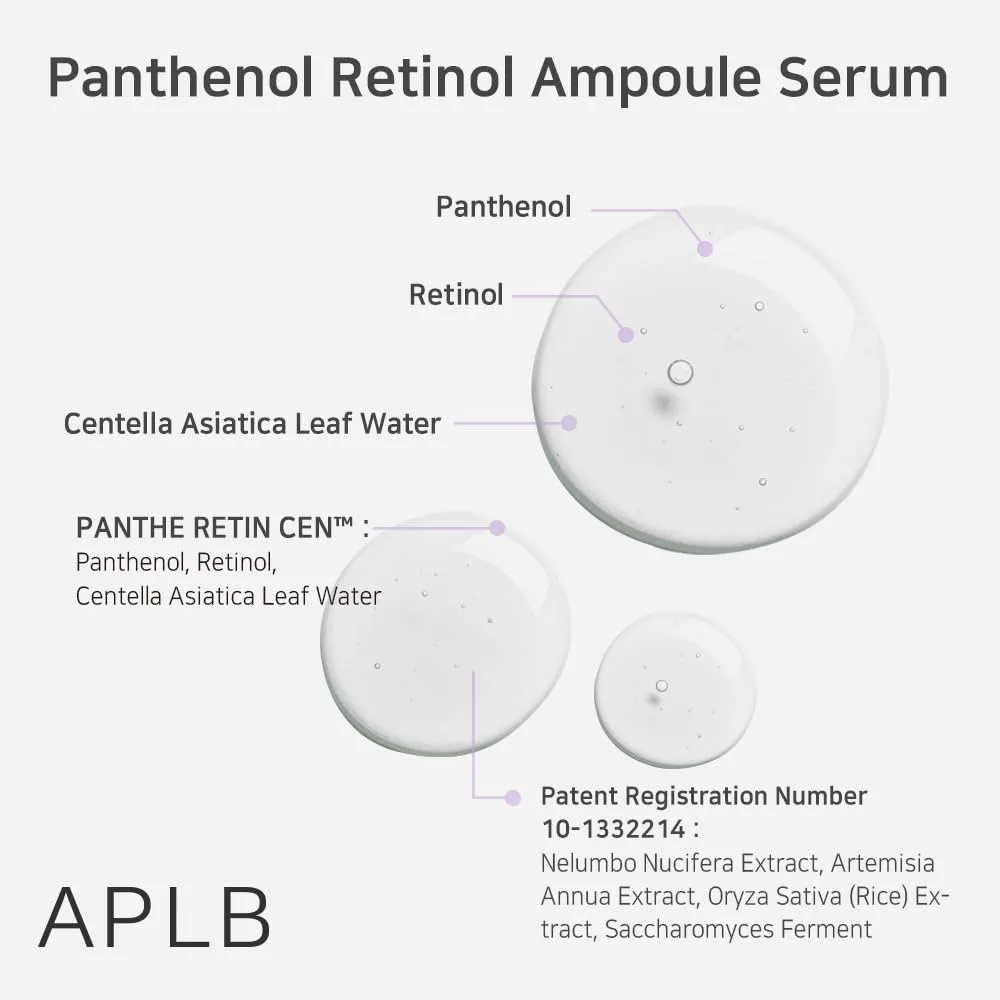 APLB PANTHENOL RETINOL AMPOULE SERUM 40ml 4