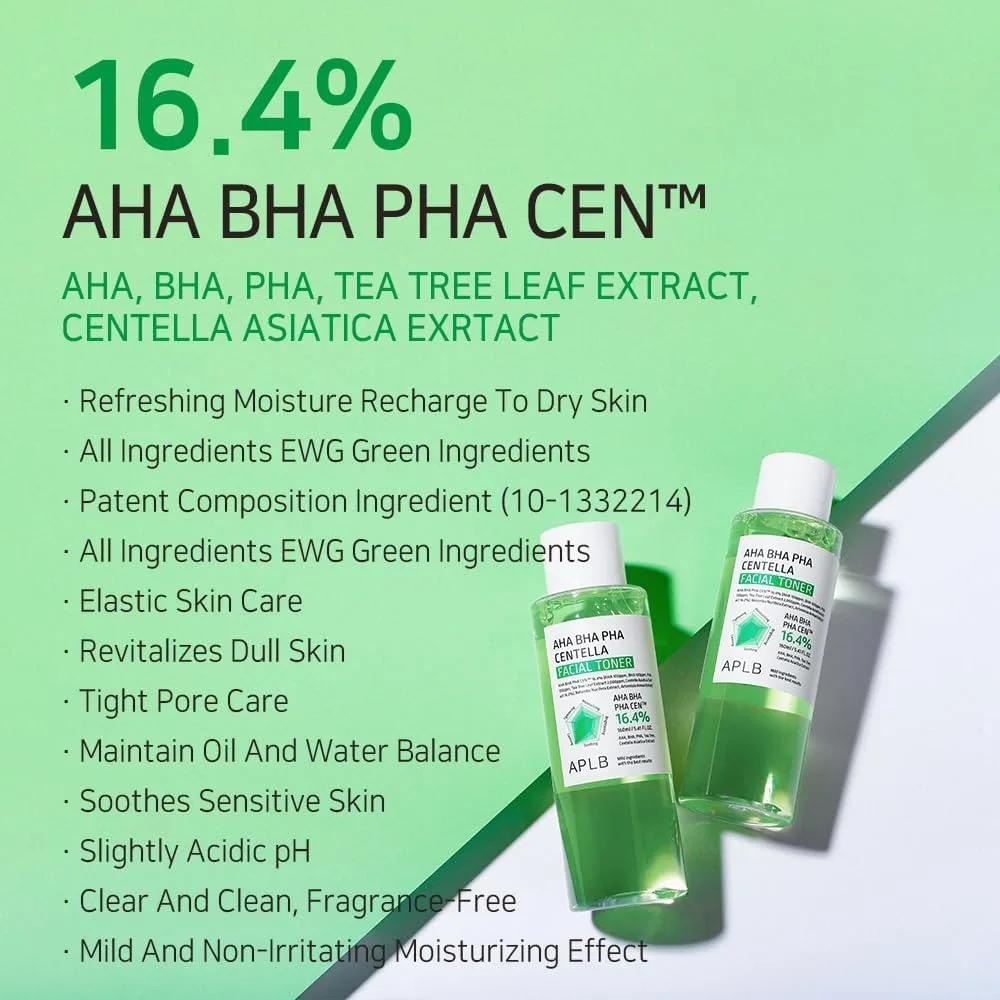 APLB AHA BHA PHA Centella Facial Toner 160ml 3