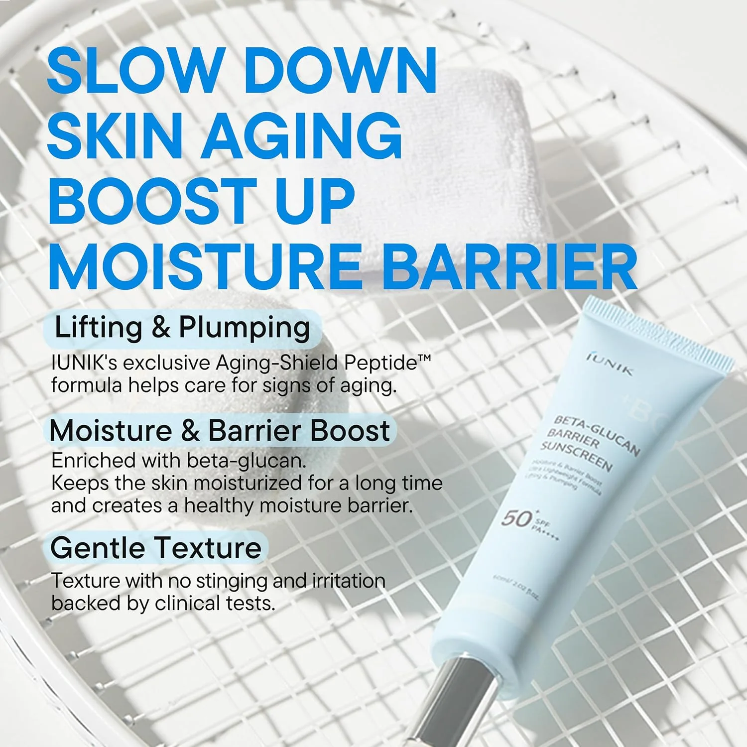 iUNIK Beta Glucan Barrier Sunscreen 60ml 4