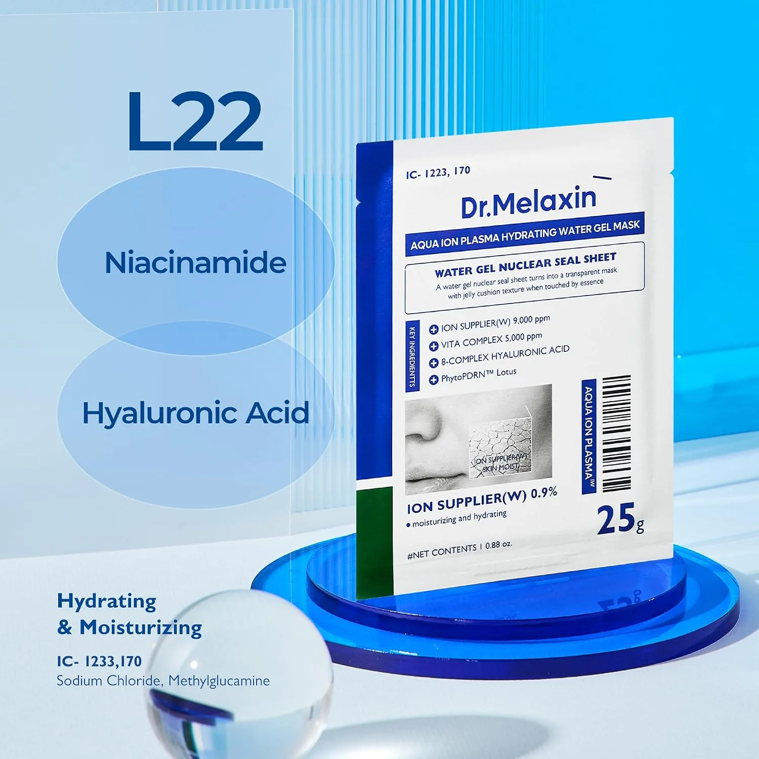 Dr.Melaxin Aqua Ion Plasma Water Gel Mask 1ea 4