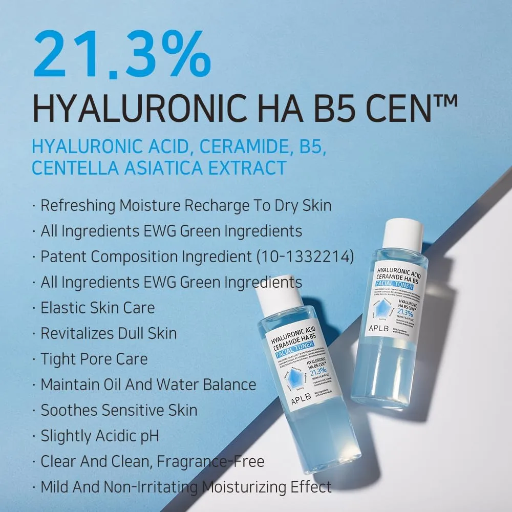 APLB Hyaluronic Acid Ceramide HA B5 Facial Toner 160ml 3