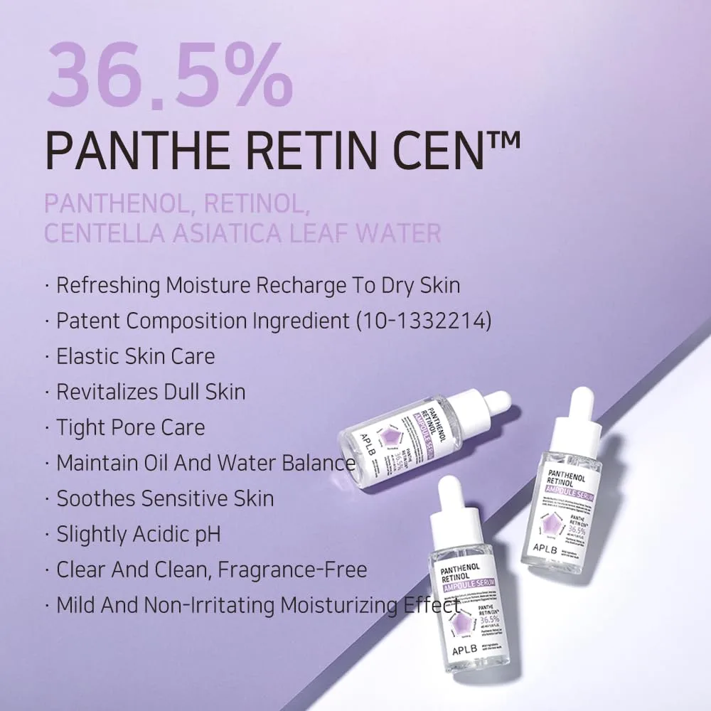 APLB PANTHENOL RETINOL AMPOULE SERUM 40ml 3